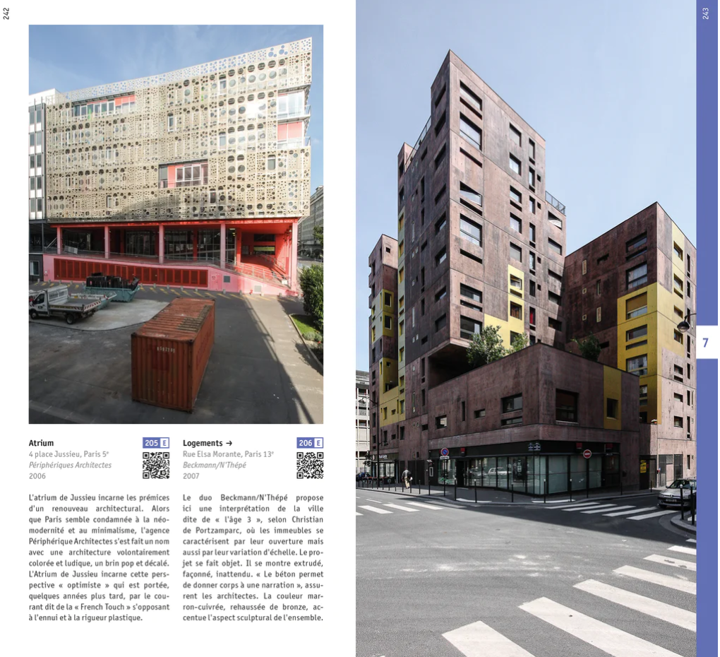 Livre guide de l'architecture à Paris